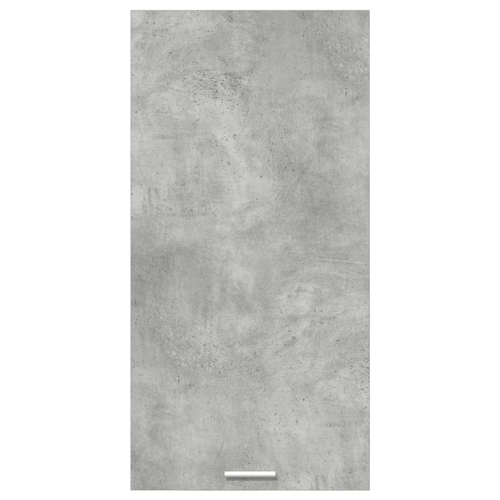 Hanging Cabinet Concrete Grey and White 50 x 31 x 100 cm Particleboard