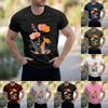Men's Stand Collar Short Sleeve Shirt Loose Leisure Holiday Shirt Man