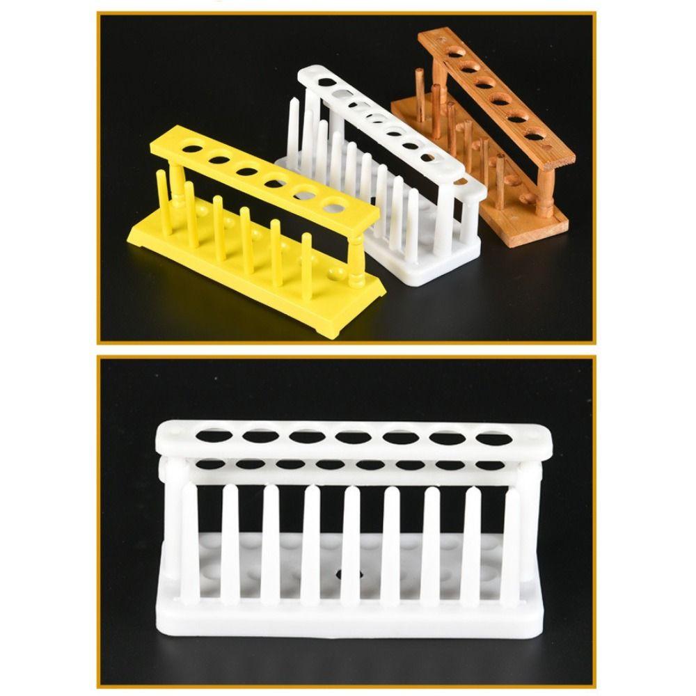 Detachable Pillar Test Tube Rack PP Material Tube Organizer Stand For School
