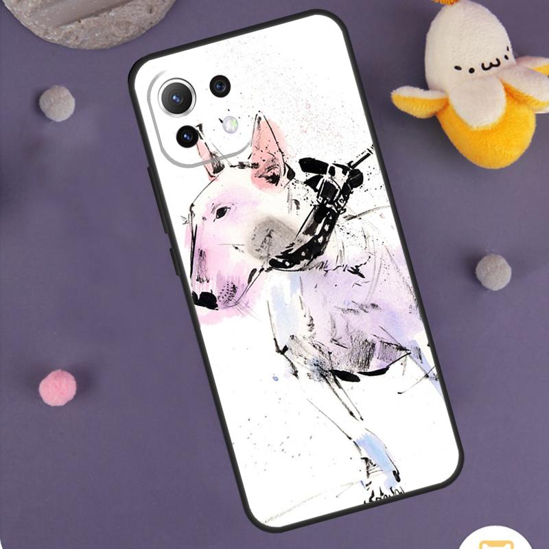 Чехол для собаки Английский Бультерьер для Xiaomi 15 14 Ultra 13T 14T 15T 17 Pro Max POCO F8 Ultra X5 X6 X7 F5 F6 F7 Pro