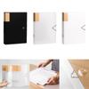 File Folder Organizer Plastic Storage File Box Archives Case Document Storage Box Elastic String Lock for School Office