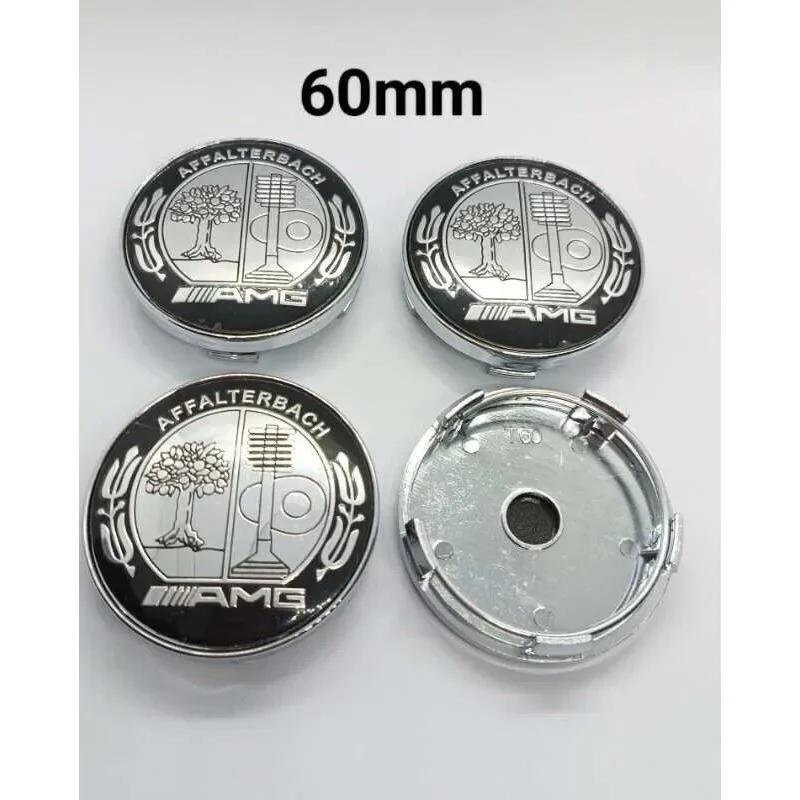 CEO1 For AMG Benz 4pcs 60MM Car Wheel Center Hub Caps Cover decorate Accessories For MERCEDES BENZ AMG W204 W126 W205 W124 W220 W222