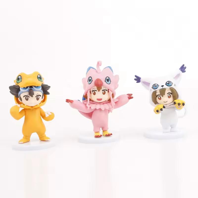 8pcs/set Anime Digital Monster Digimon Cosplay Cute Action Figure Model Toys for Children