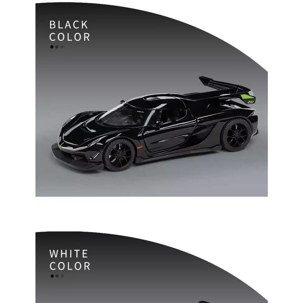 1/32 Koenigsegg Jesko Supercar Alloy Die Casting Model Car Classic Bookcase Display Decoration Collection Ornaments Present with Friend Kid