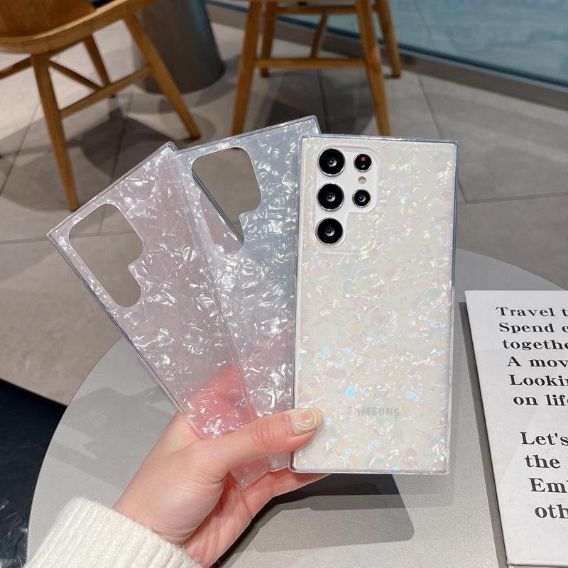 Модный блестящий чехол Dream Shell IMD для телефона Samsung S25 Ultra и других - Противоударный и стильный