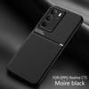 Противоскользящая текстура Ударопрочный чехол для телефона Realme C75 6,72 дюйма Мягкий ТПУ каркас ПУ кожа Магнитная защитная задняя крышка