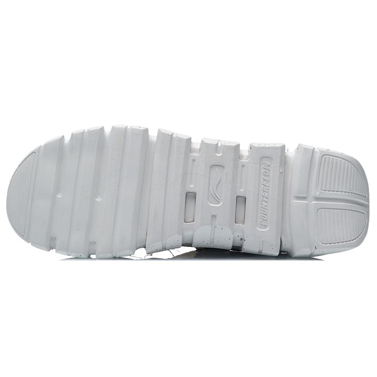 Li Ning CF Ткань Сетка Амортизирующая Износостойкая Дышащая Легкая Низкая Повседневная Обувь Унисекс Повседневная Обувь Серебристо-Рыбно-Серая AGLR111-1