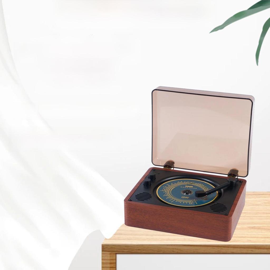 Ретро-проигрыватель компакт-дисков Bluetooth: Spot Cross-Border Desktop Audio System с дизайном, вдохновленным Fever, для дисковых альбомов