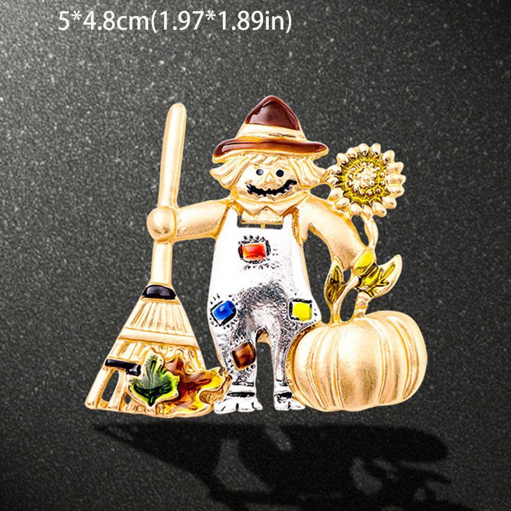 Цинковый Сплав Хэллоуин Брошь Призрак Тыквенный Фонарь Брошь Крутая Девочки