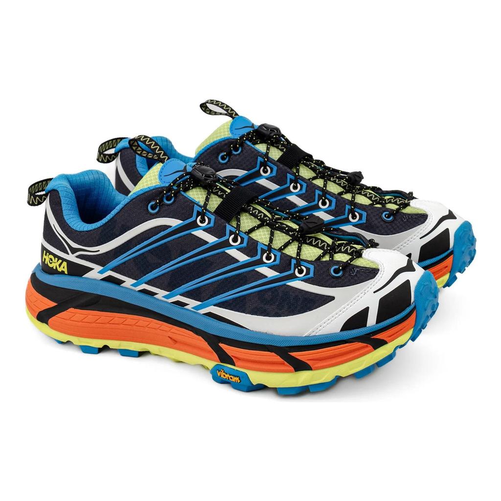 Кроссовки унисекс HOKA Mafate Three2 Black Diva Blue Orange 1141572-BDVB