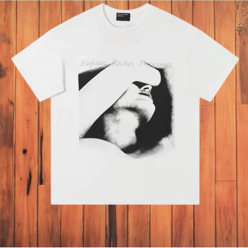 ERD Vintage Loose Fit Short Sleeve T-Shirt Men Women Couple Streetwear