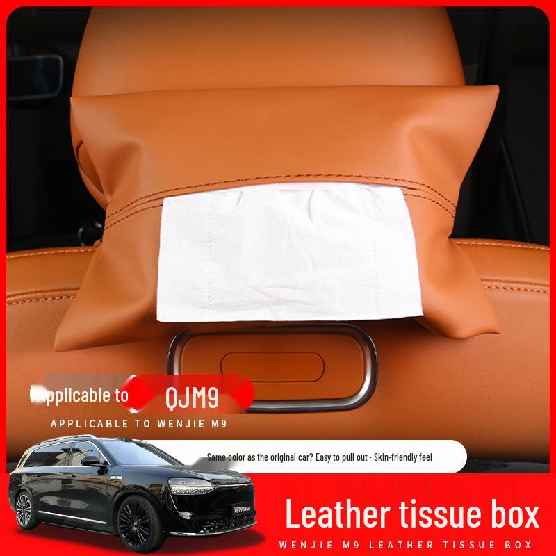 Car Seat Tissue Holder for AITO M9: Armrest Box Tissue Bag
