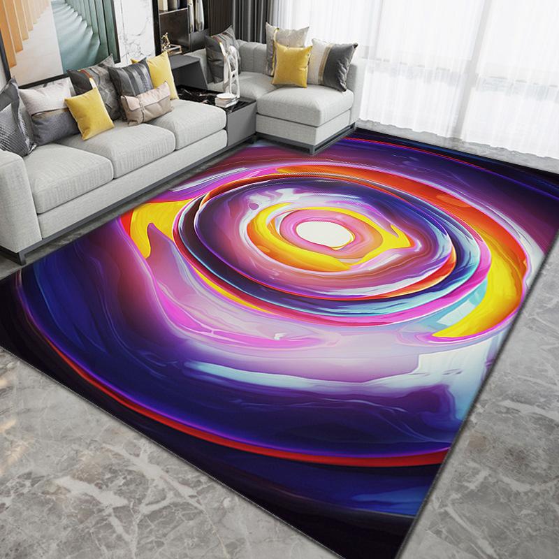 3D визуальный ковер для дома абстрактный геометрический ковер для гостиной спальня коврик для дивана журнальный столик коврик