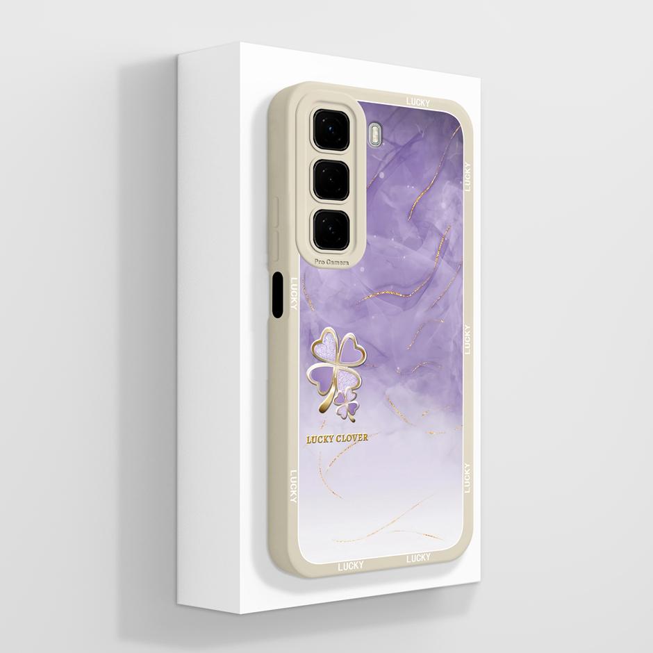 Для Infinix Hot50 50i 50Pro 50Pro+ Чехол Милый Кот Панда Защита от Падений Уникальная Крышка для Телефона Для Infinix Hot 50 Pro Plus 50i Capa