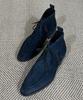 Joenshoe Holst Suede Chukka Boots Dark Navy