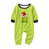 Parent-Child Matching Christmas Graphic Print Plush Loungewear Set for Holiday Sleepwear