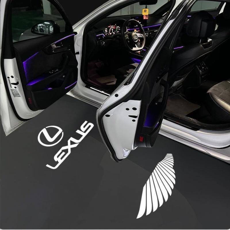 Led Car Door Welcome Laser Projector Logo Night Light Wireless For Lexus IS IS250 IS300 IS350 2006 - 2020 2021 2022 2023 2024