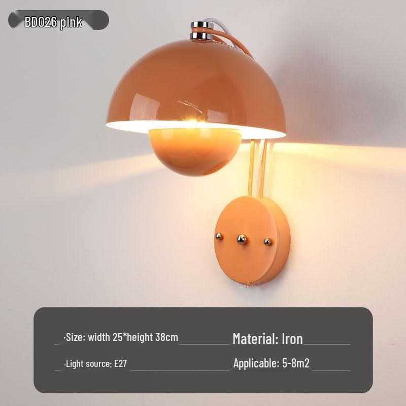 Modern Nordic LED Wall Lamp for Bedroom and Living Spaces