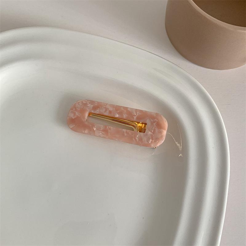 Французская ретро-заколка для волос «утконос» из ацетата — аксессуар для головного убора с челкой в корейском стиле