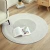 Hand-Woven Cotton Rope Woven Carpet Natural Style Floor Rug Soft Round Floor Mat  home decoration
