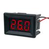 1-5pcs Digital Voltmeter DC 0-30V 2-Wire LED Digital Voltmeter Tester Voltage Panel Meter For Electromobile Motorcycle Car