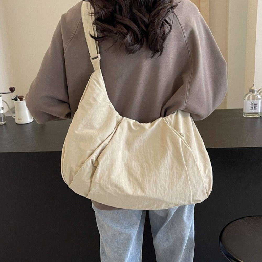 Сумка-тоут Повседневная сумка для пельменей Корейский стиль Ткань Оксфорд Сумка подмышкой Нейлоновая сумка через плечо Студент