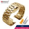 Нержавеющая сталь ремешок для Armani AR5906 AR5905 AR5890 AR5889 5858 5920 5919 мужской 23мм женский 20мм Раскладывающаяся застежка ремешок для часов браслет