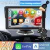 Универсальный 7-дюймовый портативный беспроводной Carplay Android Auto мультимедийный видеоплеер Видеоплеер сенсорный экран AUX камера заднего вида