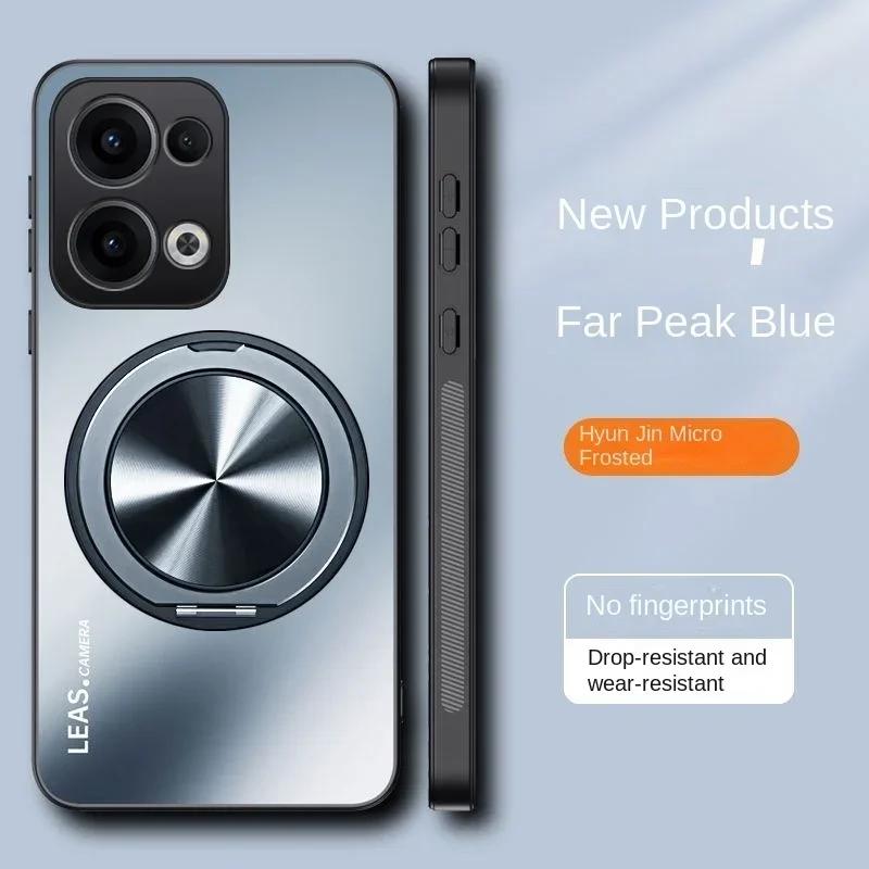 Матовый магнитный чехол-держатель для Motorola Moto G05 G15 G45 G75 G55 G85 G35 G14 G54 G24 G34 G84 Ударопрочный Жесткий Чехол Бампер