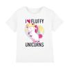 Despicable Me Childrens/Kids I Love Fluffy Unicorns T-Shirt