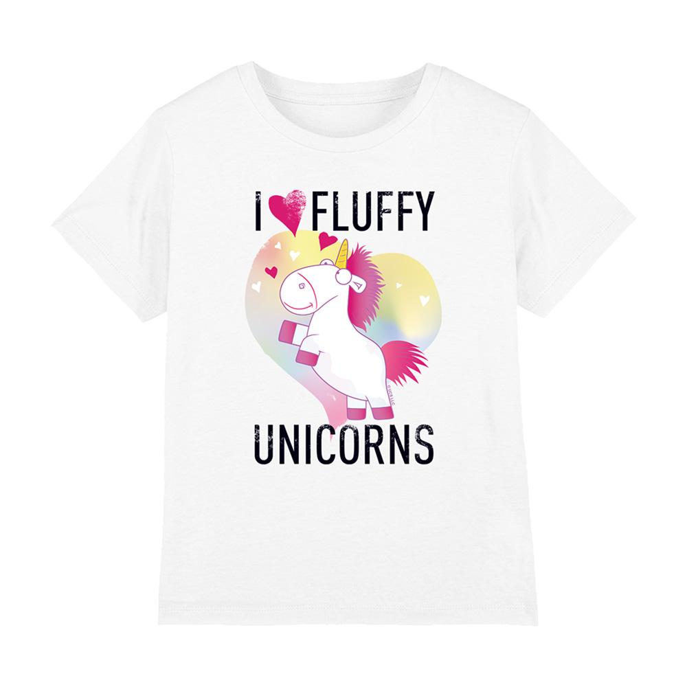 Despicable Me Childrens/Kids I Love Fluffy Unicorns T-Shirt