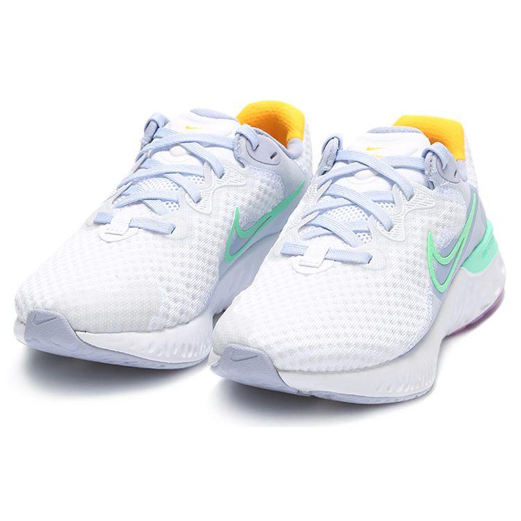 Nike Renew Run 2 White Green Glow Women Sneakers Ghost CU3505-103