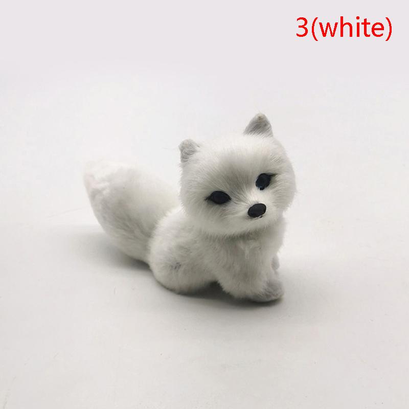 Моделирование животных лисы плюшевые декоративные игрушки куклы для детей подарок на день рождения