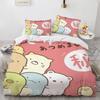 Аниме кавайный мультфильм Sumikko Gurashi комплект постельного белья для мальчиков и девочек Twin Queen Size пододеяльник наволочка кровать дети взрослые