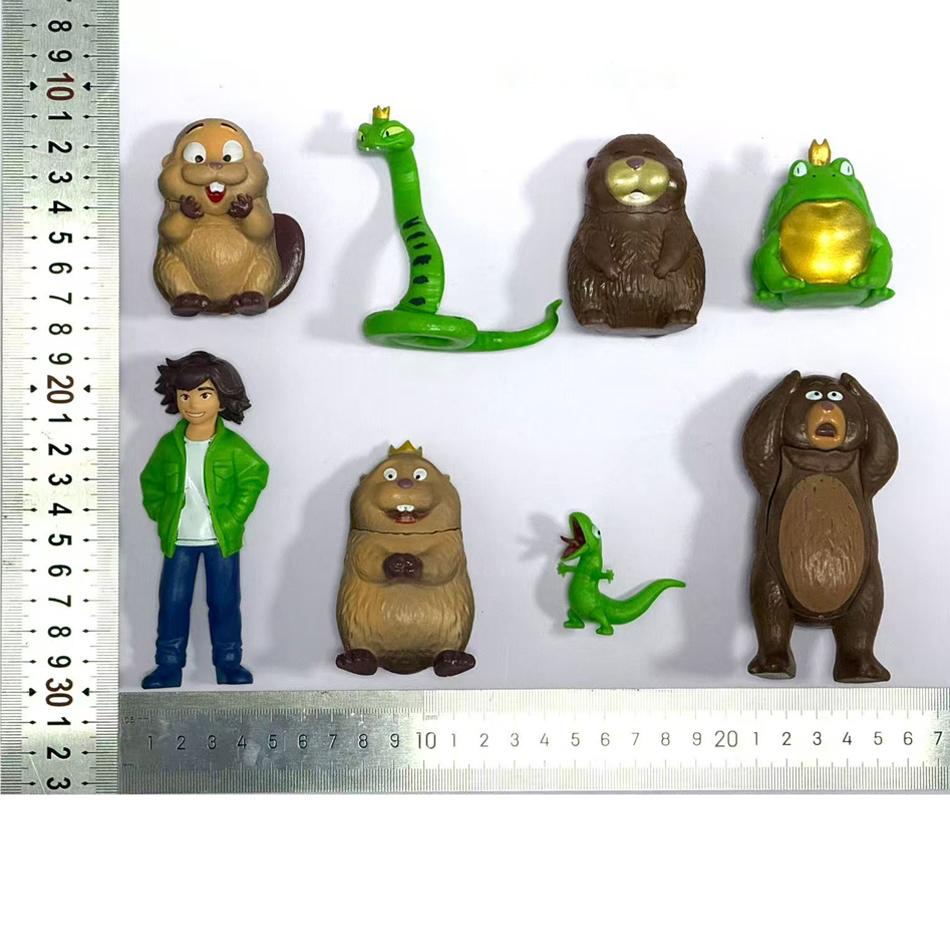 ! Beaver Transformation Plan Series keychain Figure Hoppers Action Figure Movie Model Toys Kids Gift Mystery Box