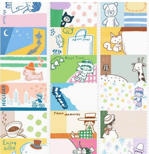 1pcs/1lot Decorative Adhesive tapes Vegetable and fruit cart coil masking tapes Junk Journal