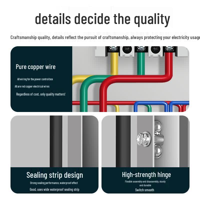 GCDQCN 380V Three-Phase Stainless Steel Distribution Box
