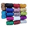 500g DIY Imitation Metal Leather Yarn Leather Finish Giant Yarn  Basket Blanket Carpets Making