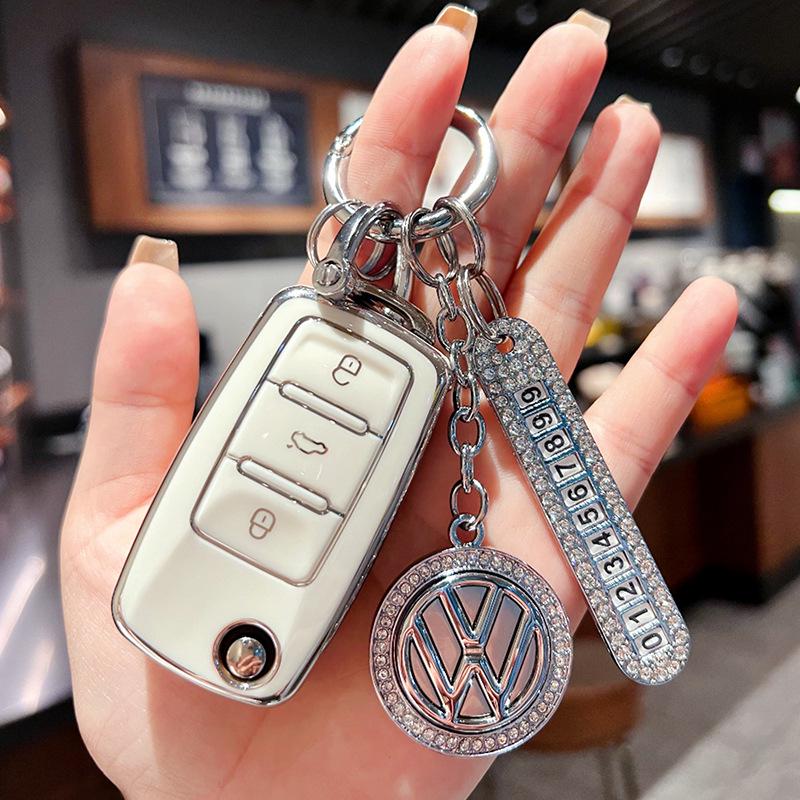 Чехол для ключа Volkswagen для Sagitar, Bora, Polo, Tiguan L, Magotan, Passat, Golf 7, Tayron, Lavida