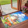 Crystal Velvet Rug Custom Name Text, Soft Non Slip Floor Mat Home DecorMy Neighbor Totoro