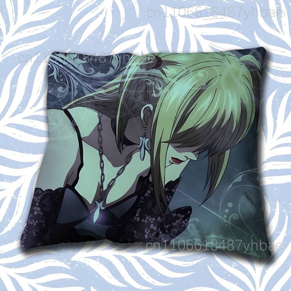 Anime Misa D-Death Note Pillow Case Short Plush Sofa Decorative Gift Home Double-Sided Printing Cushio
