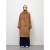 GU by Uniqlo Длинное пальто из пушистого боа