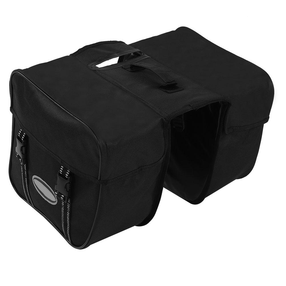 Waterproof Outdoor Bike Bicycle Rear Seat Tail Storage Bag Rack Trunk Travel Double Pannier Bag
