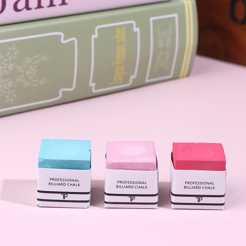 Квадратный мел для бильярда Tp7500 Нескользящий Мелкий порошок Снукер Нейтральный Мел для пула Бильярдные аксессуары Доступны 5 цветов