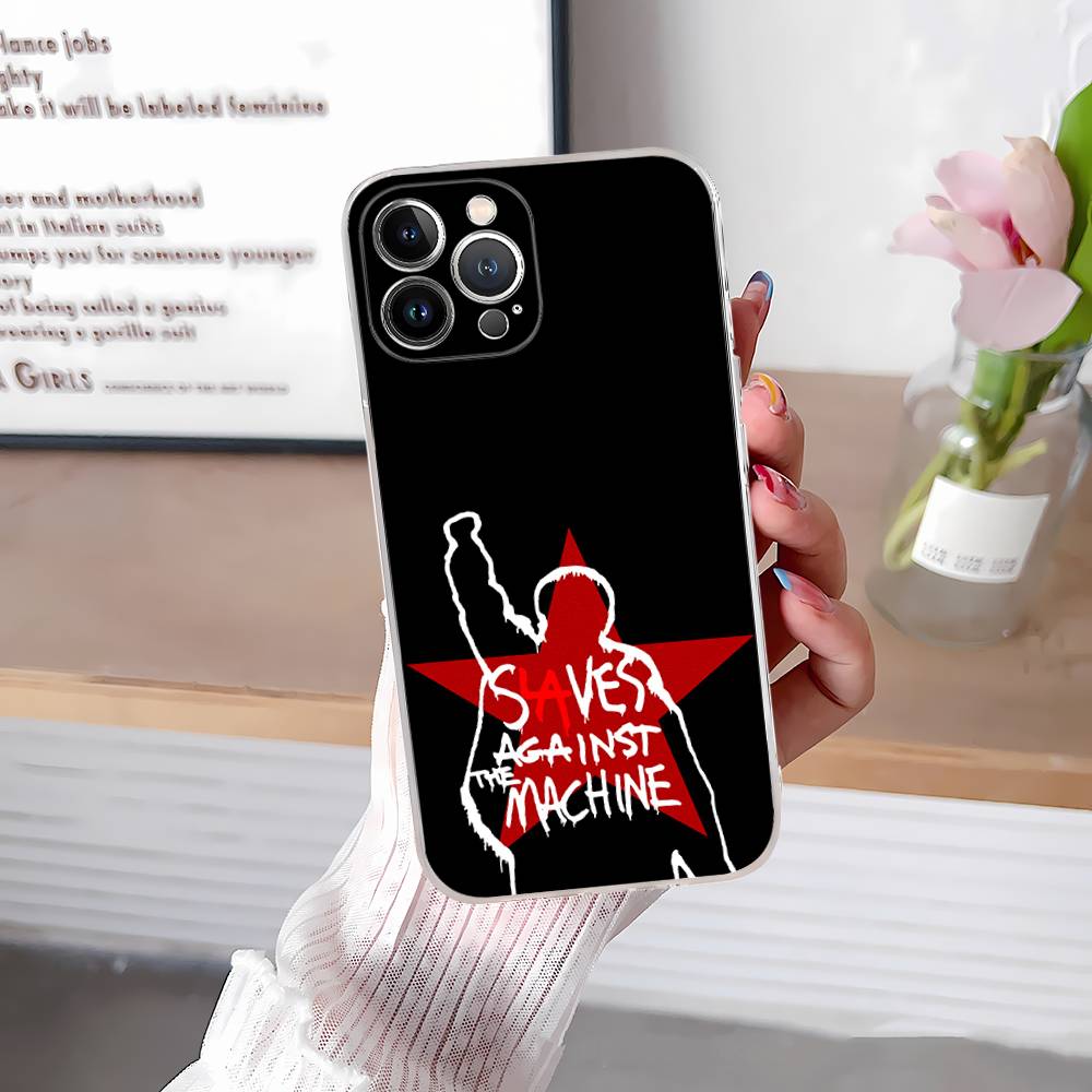 R-Rage A-Against T-The M-Machine Группа Для Чехла Телефона IPhone 17 16 15 14 13 12 11 Pro Max Plus Высококачественный Силикон