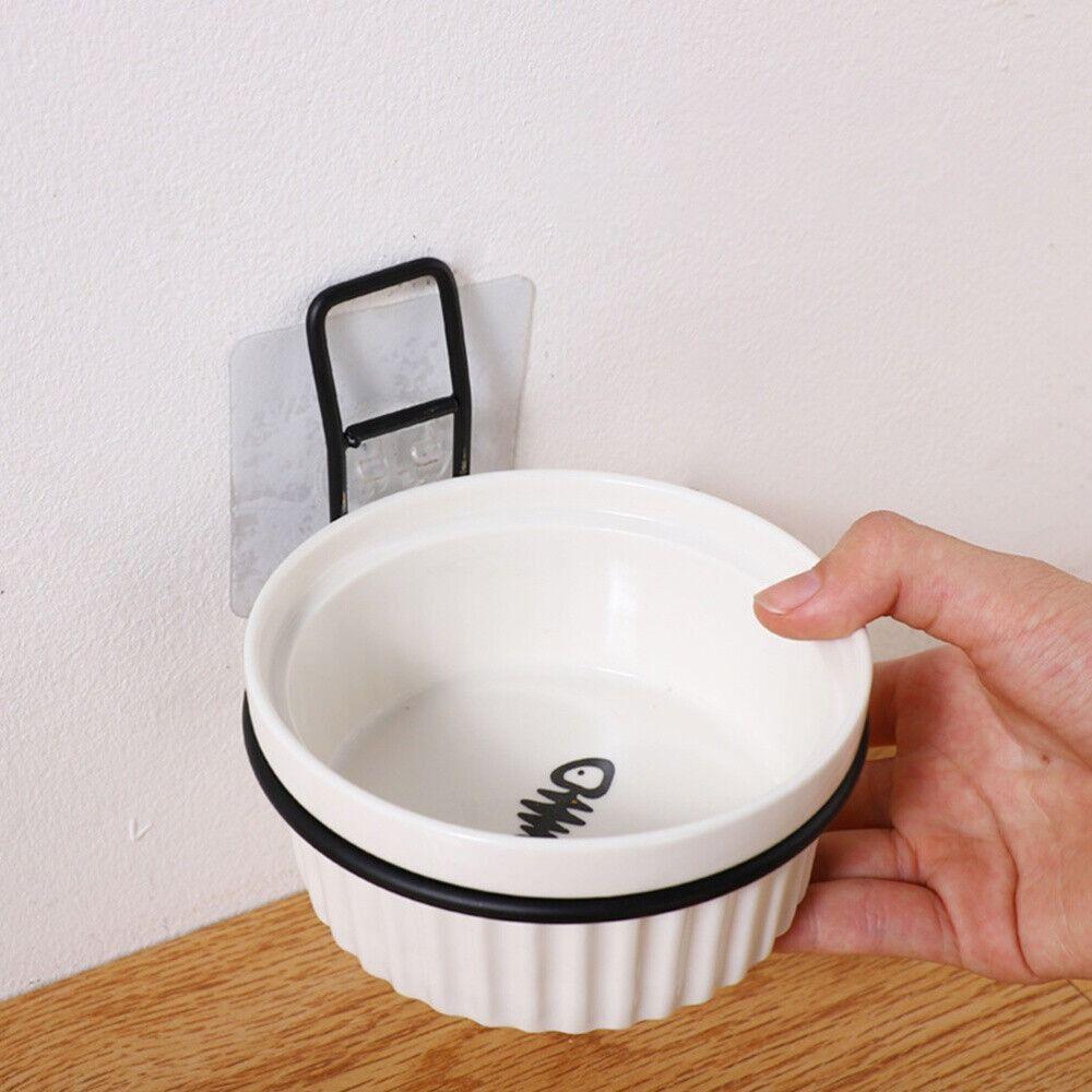 Настенная полка для кормушки для собак, железный держатель для мисок, прочная подставка для миски для кормления, дом