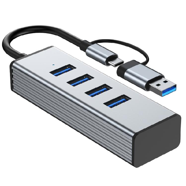 4-портовый USB 3.0 концентратор-адаптер, высокая скорость передачи данных 10 Гбит/с, широкая совместимость с ноутбуками, планшетами, смартфонами и другими устройствами