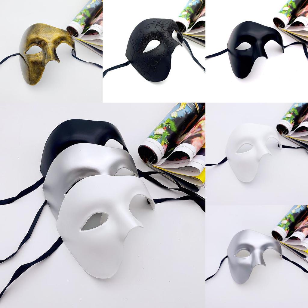 Vintage Phantom Of The Opera Mask With Retro Style For Cosplay And Themed Events