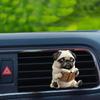 Car Vent Air Freshener Cute Dog Car Air Freshener Diffuser 2D Acrylic Aromatherapy Diffuser Long-Lasting Scent Vehicle
