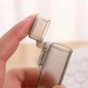 5pcs Portable Toothpick Box Travel Outdoor Plastic Toothpick Storage Box Transparent Cotton Swab Dispenser with Spring Switch